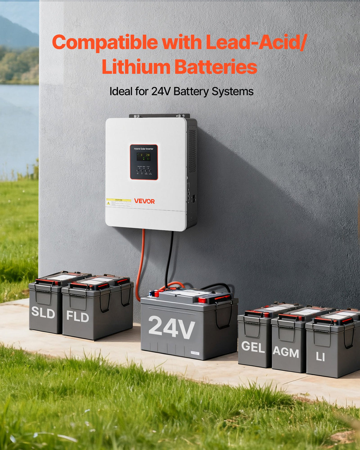 VEVOR 4000W Hybrid Solar Inverter