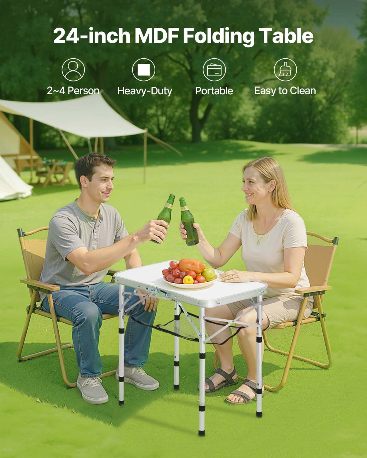 VEVOR Folding Camping Table