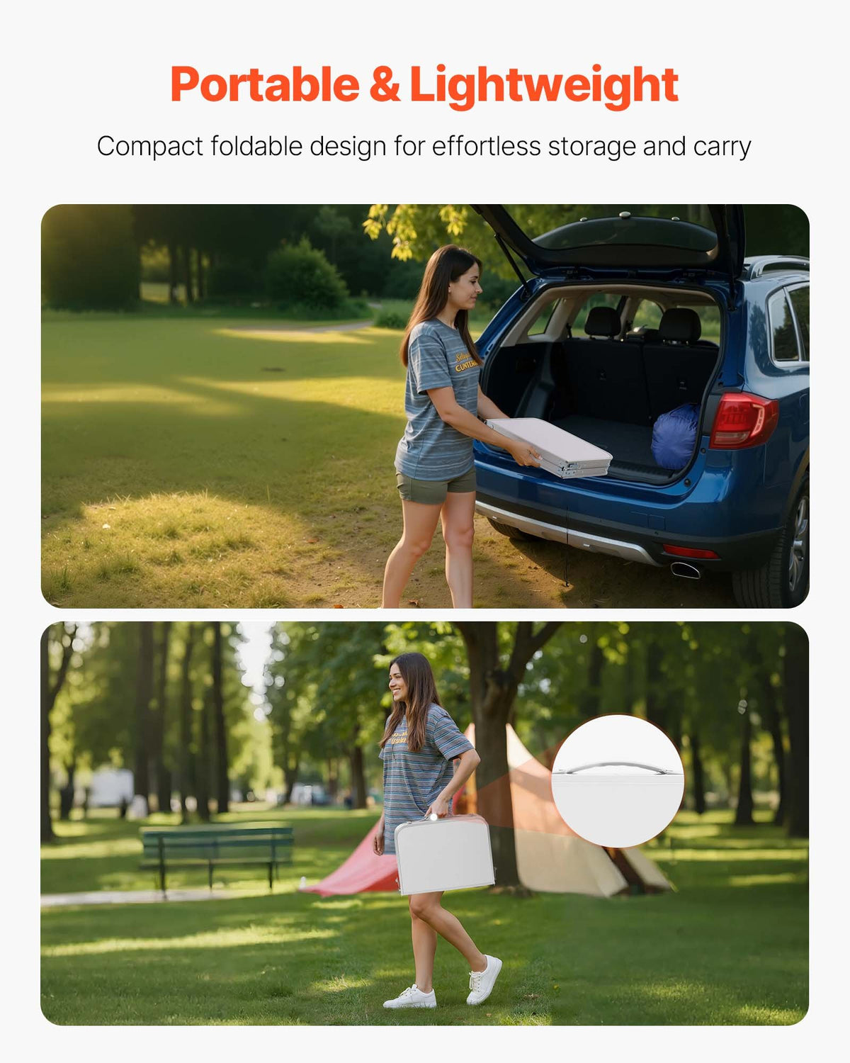 VEVOR Folding Camping Table