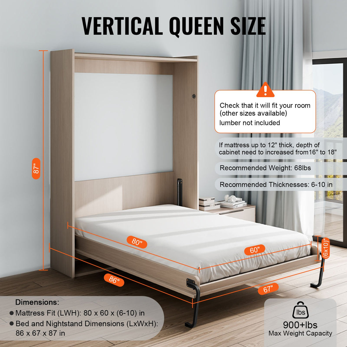 VEVOR Murphy Bed Kit