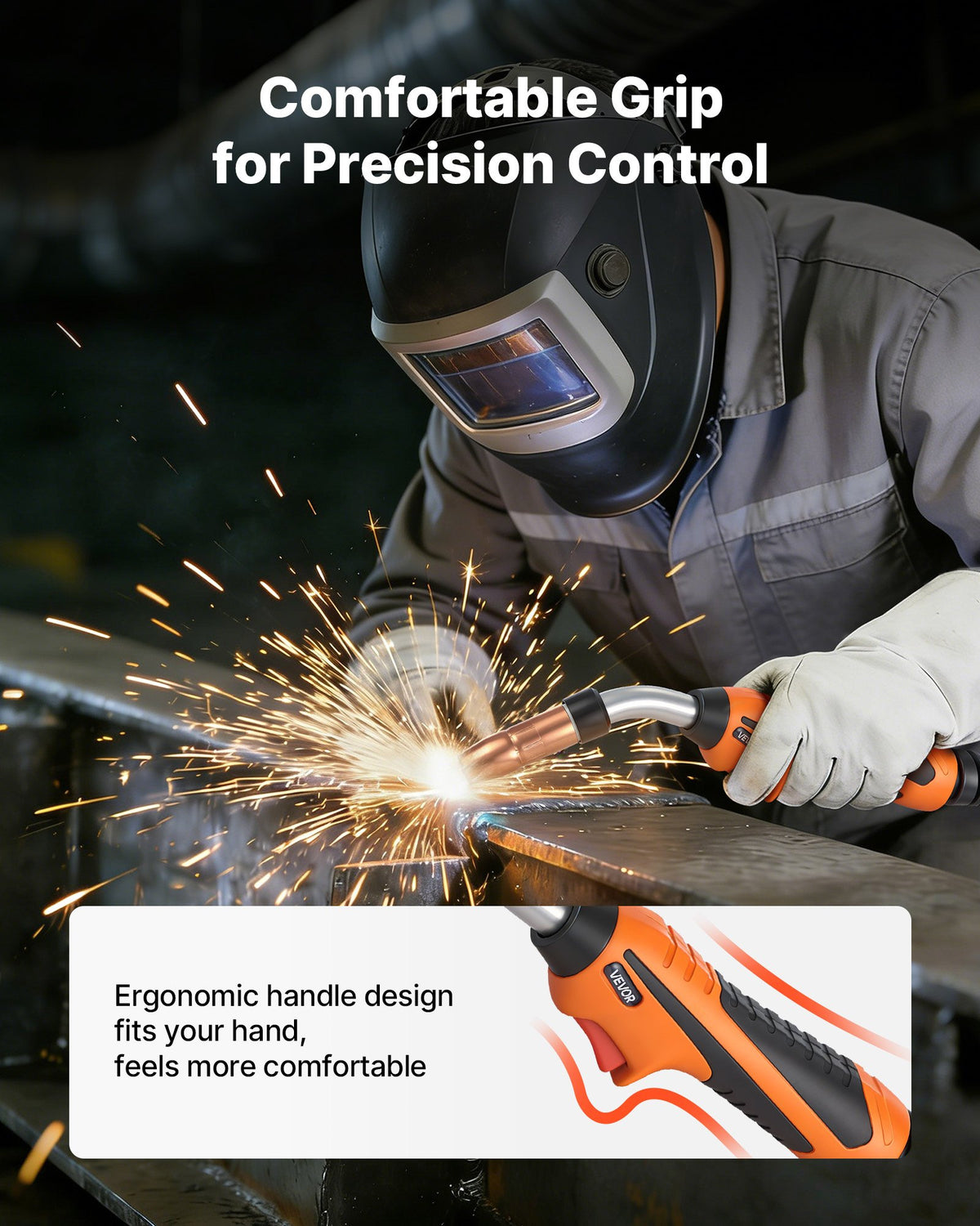 VEVOR 250A MIG Welding Gun with 4.57m Cable