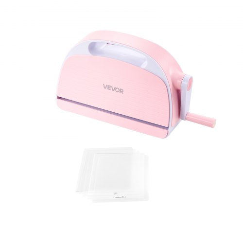 VEVOR Manual Die Cutting and Embossing Machine, 229mm Opening, Portable Die Cut Machine with Cutting Plates, Ergonomic Handle, Easy to Store, for Arts and Crafts, Scrapbooking, Card Making, Crafting