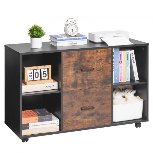 VEVOR 2 Drawer Wooden File Cabinet