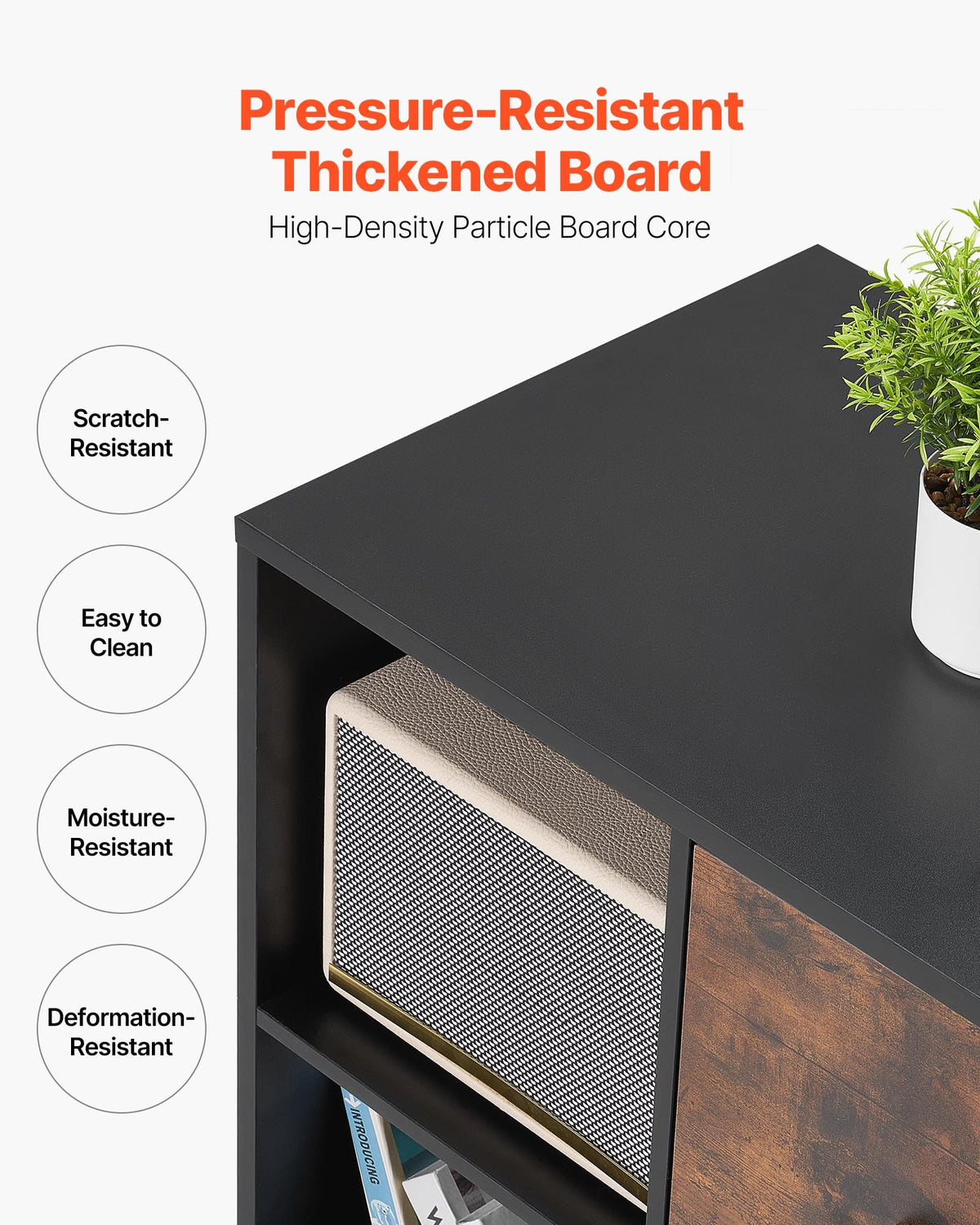 VEVOR 2 Drawer Wooden File Cabinet