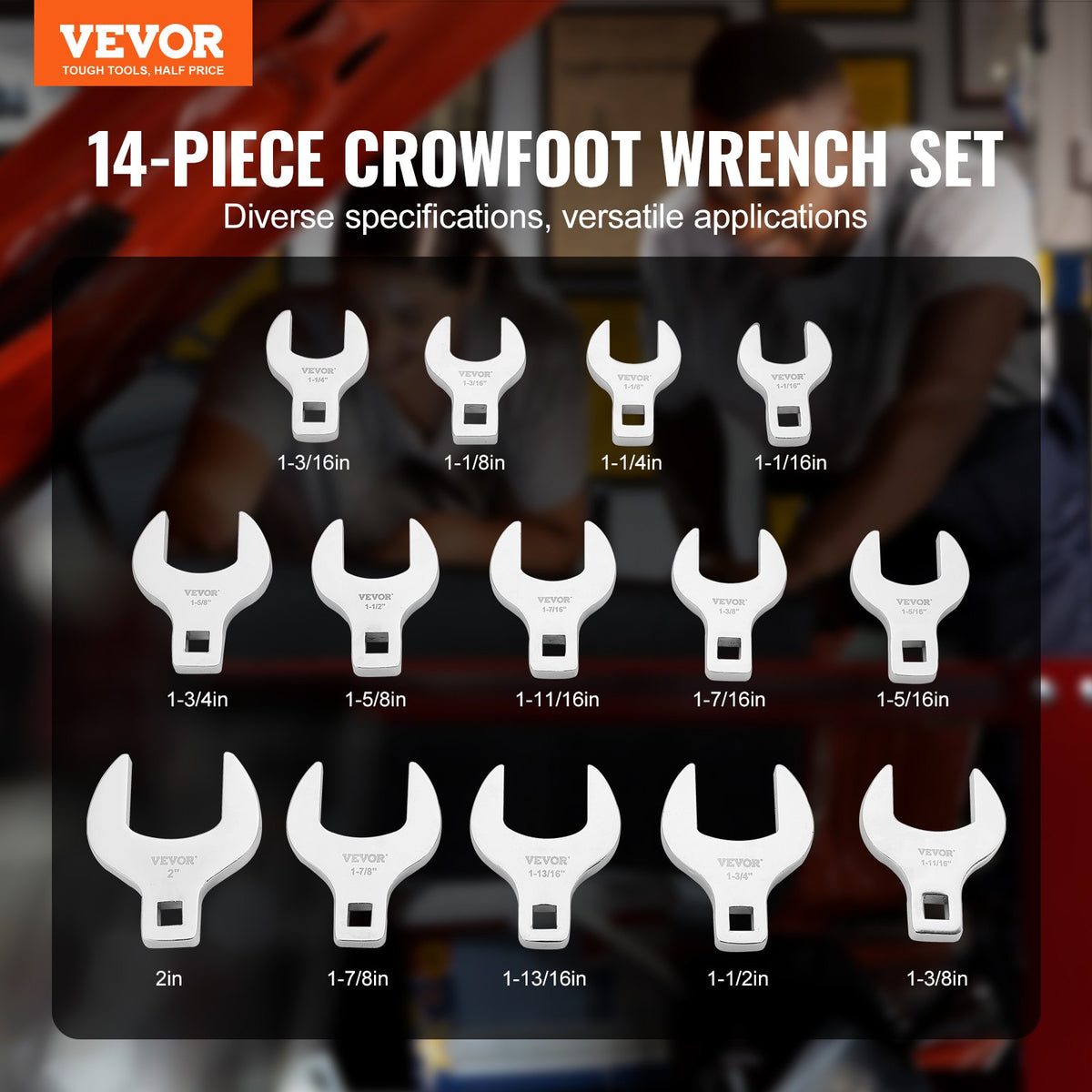VEVOR Crowfoot Wrench Set