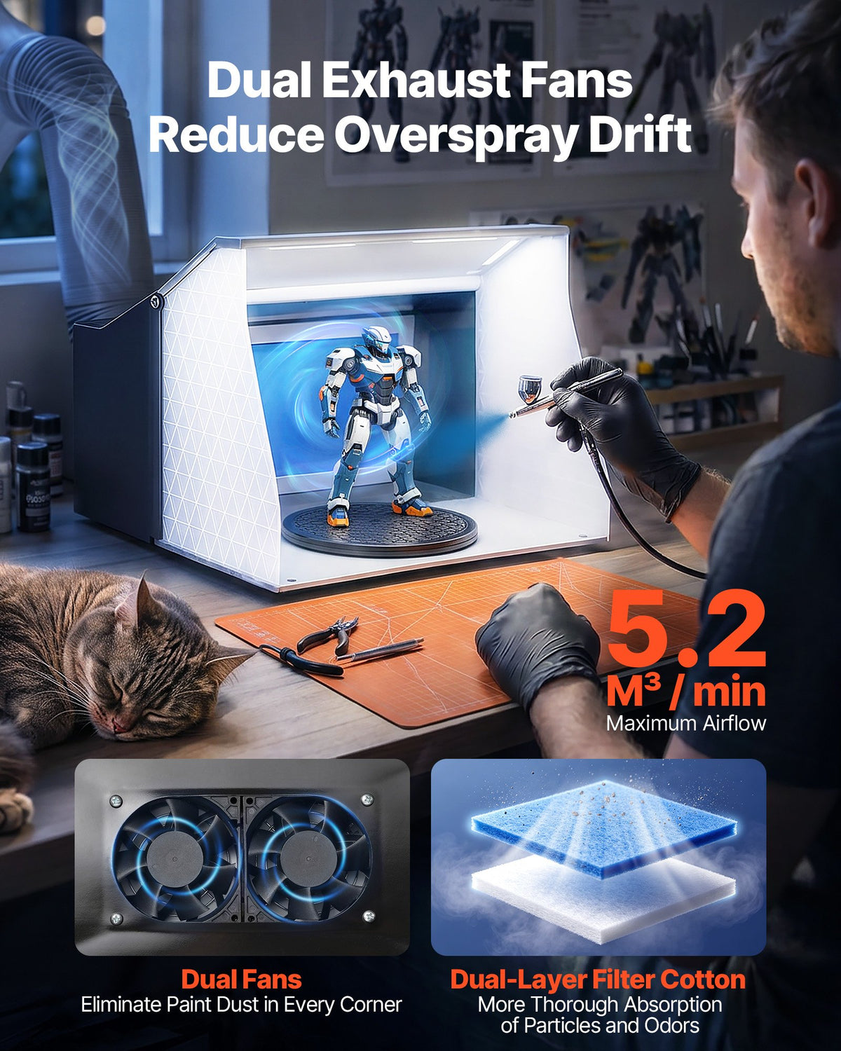 VEVOR Airbrush Spray Booth
