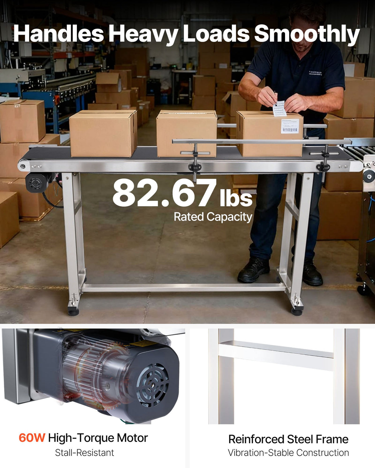 VEVOR Belt Conveyor