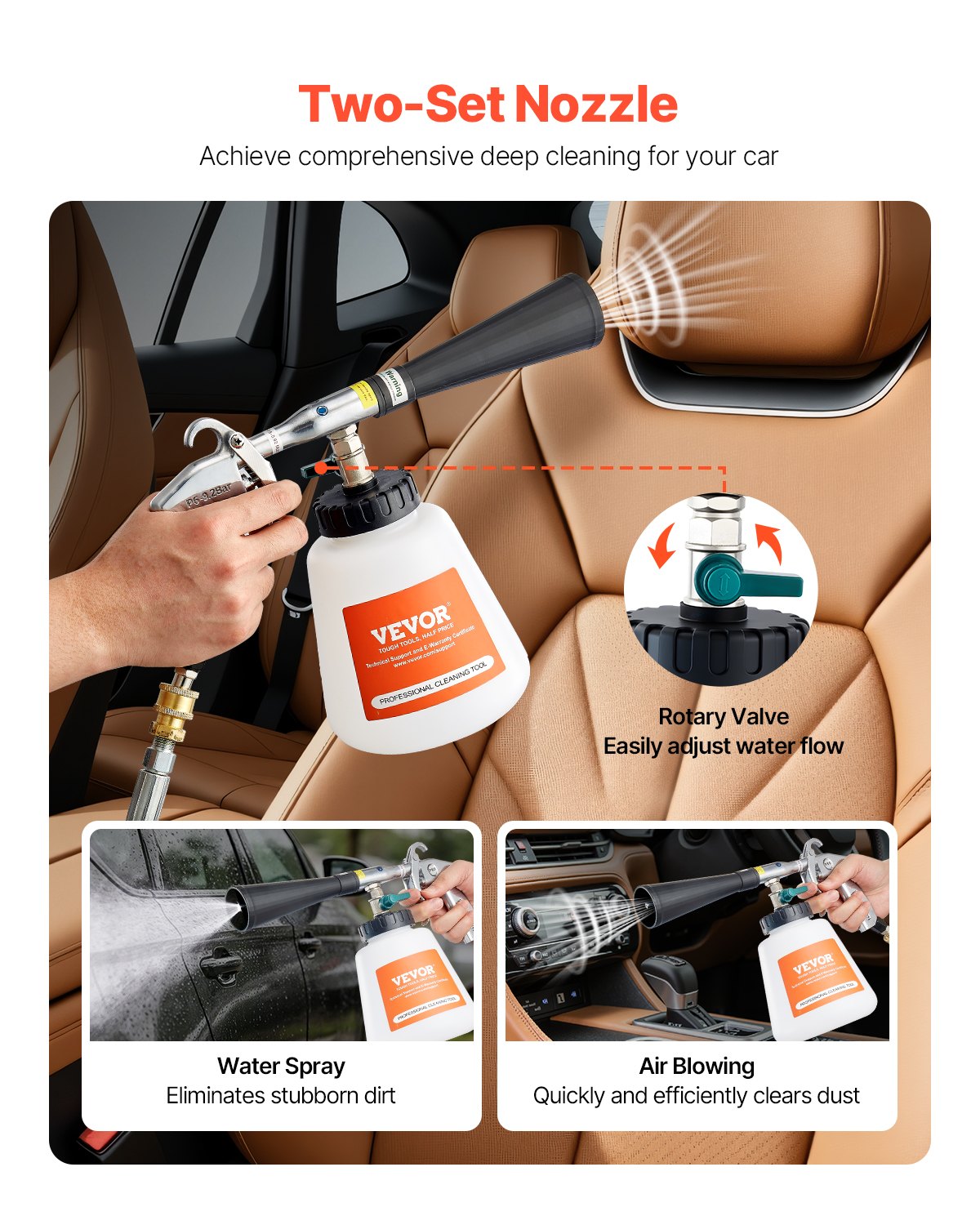 VEVOR Car Cleaning Gun