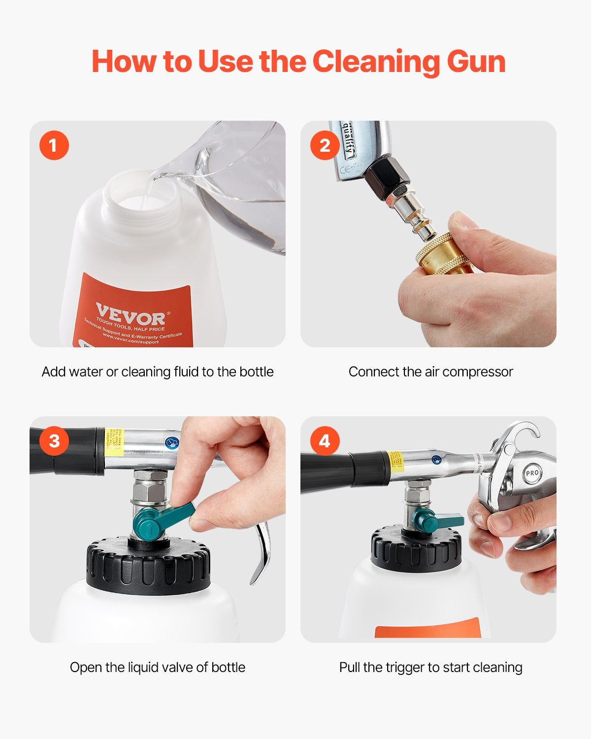VEVOR Car Cleaning Gun