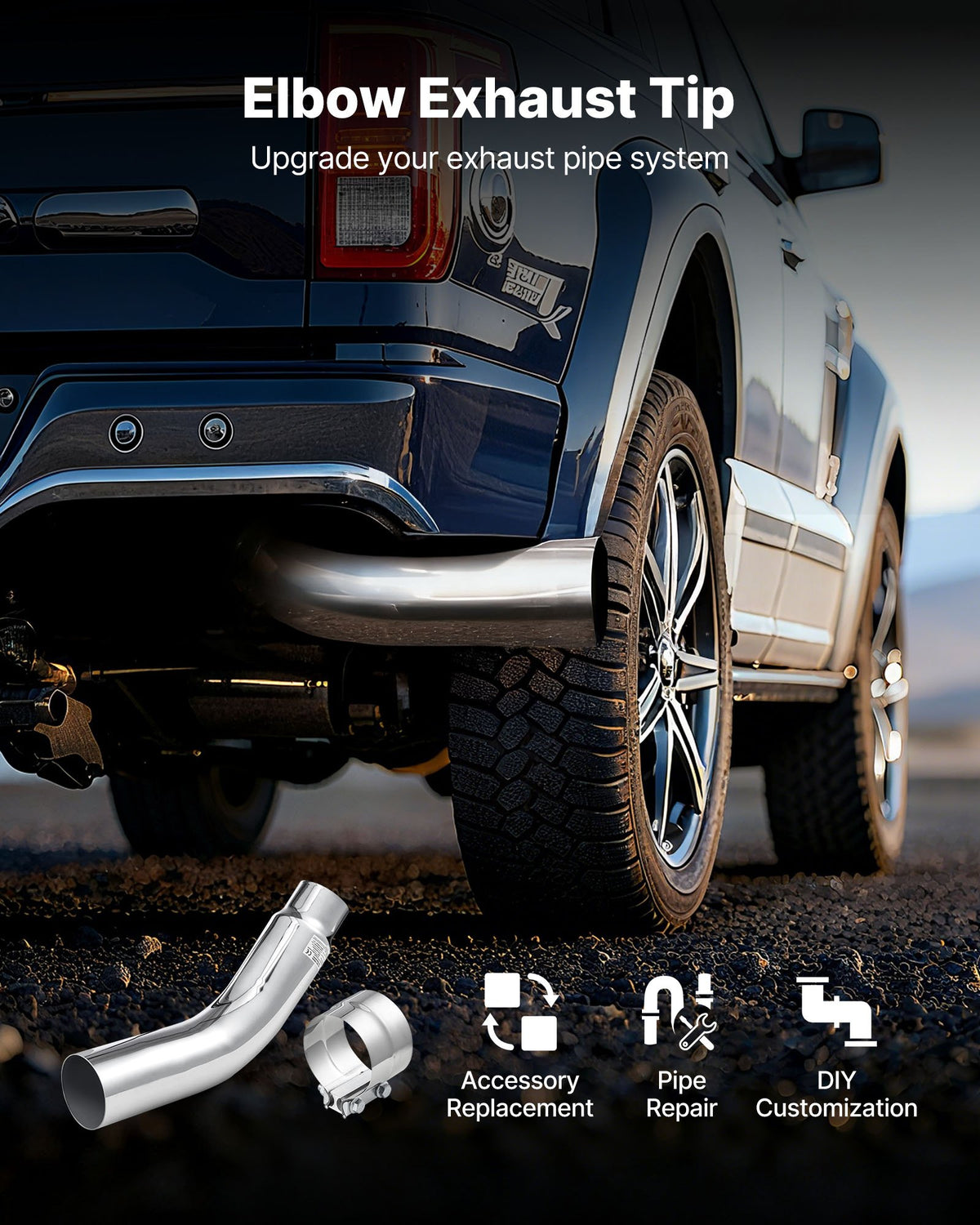 VEVOR Elbow Exhaust Tip