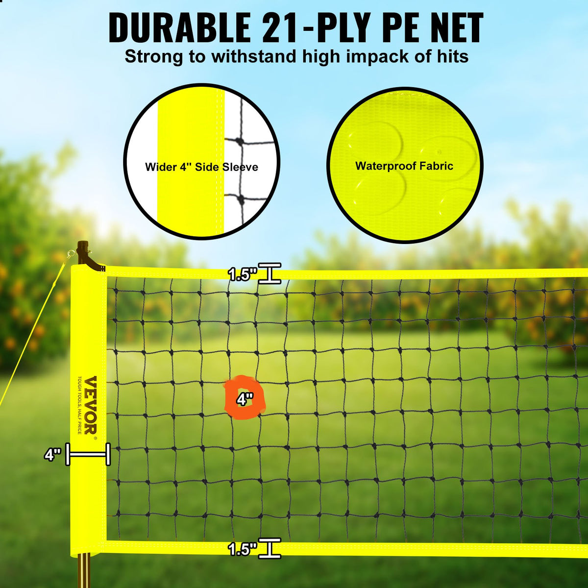 VEVOR Outdoor Portable Volleyball Net System