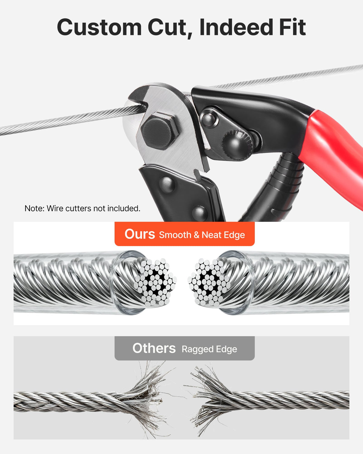 VEVOR 3.2 mm Wire Rope Kit