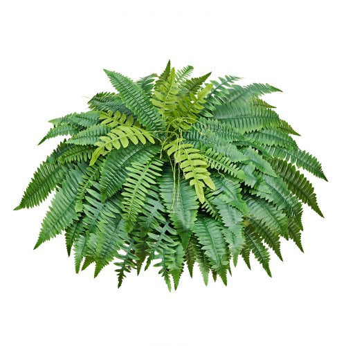 VEVOR Artificial Ferns, 1270 mm Fake Boston Fern Bush Plant with 96 Fronds, Large Faux Greenery for Indoor and Outdoor Decor, Silk & LDPE, Realistic for Home Porch Garden Office Living Room Planter