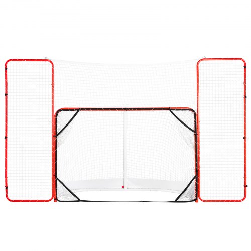 VEVOR Hockey Goal with Backstop and Targets Street Outdoor Steel Hockey Net 182.9 cm