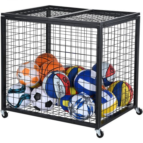 VEVOR Rolling Sports Ball Storage Cart