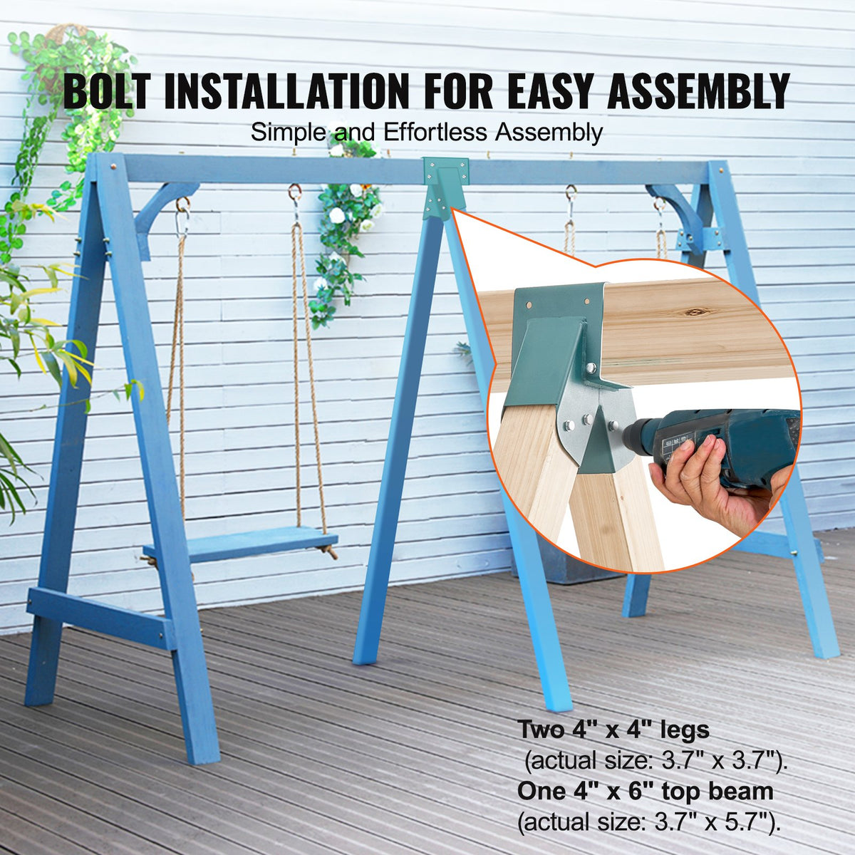 VEVOR A-Frame Middle Swing Brackets