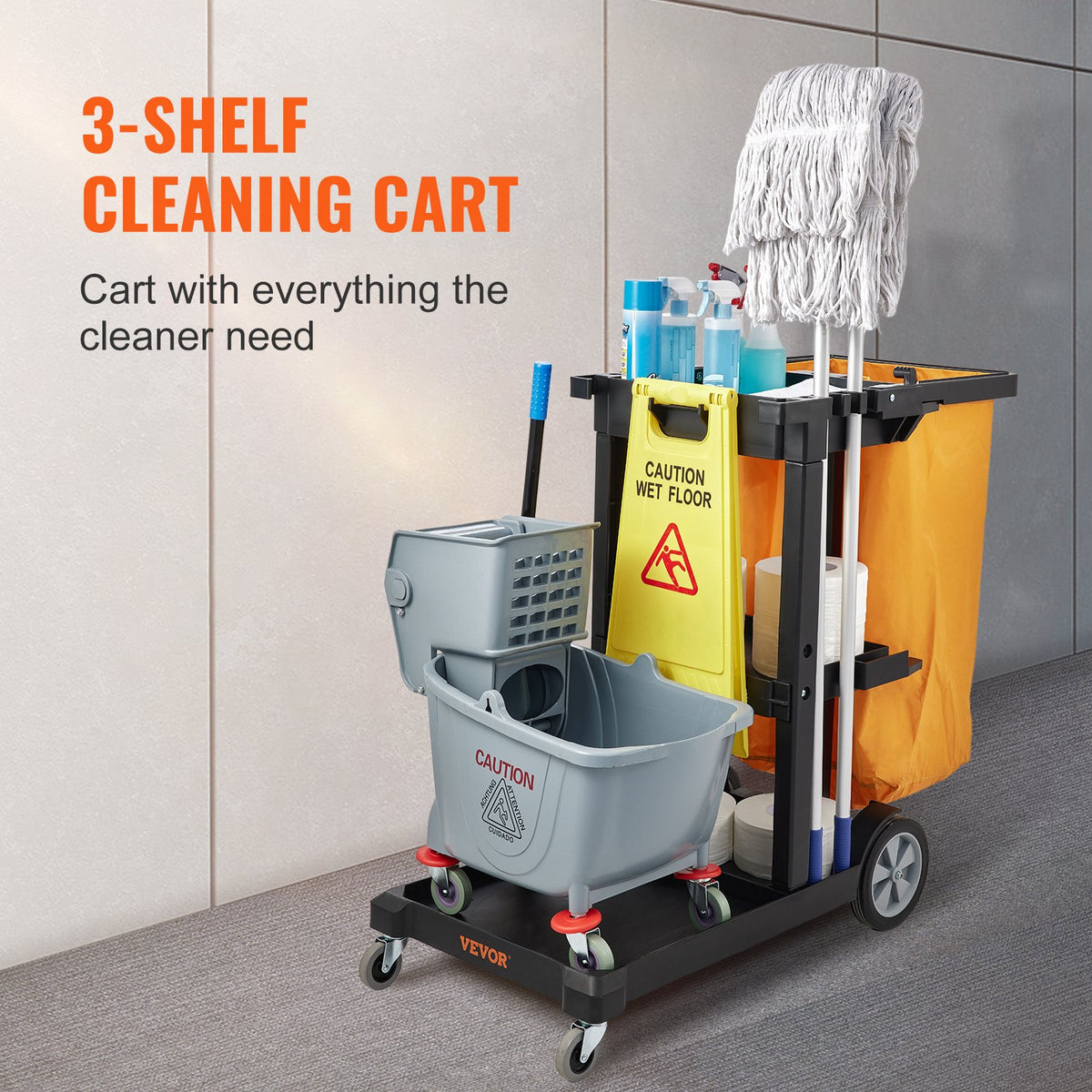 VEVOR Cleaning Cart