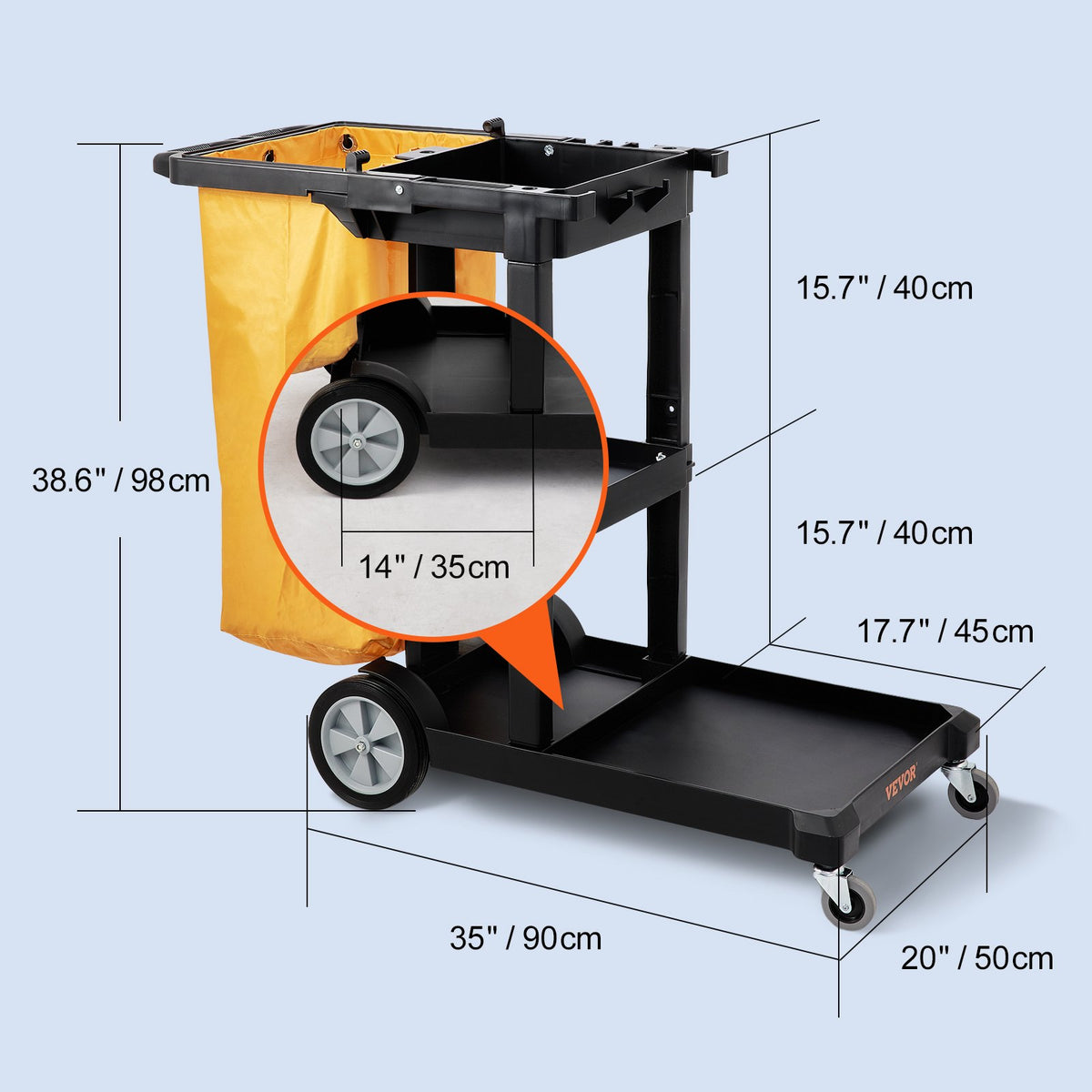 VEVOR Cleaning Cart