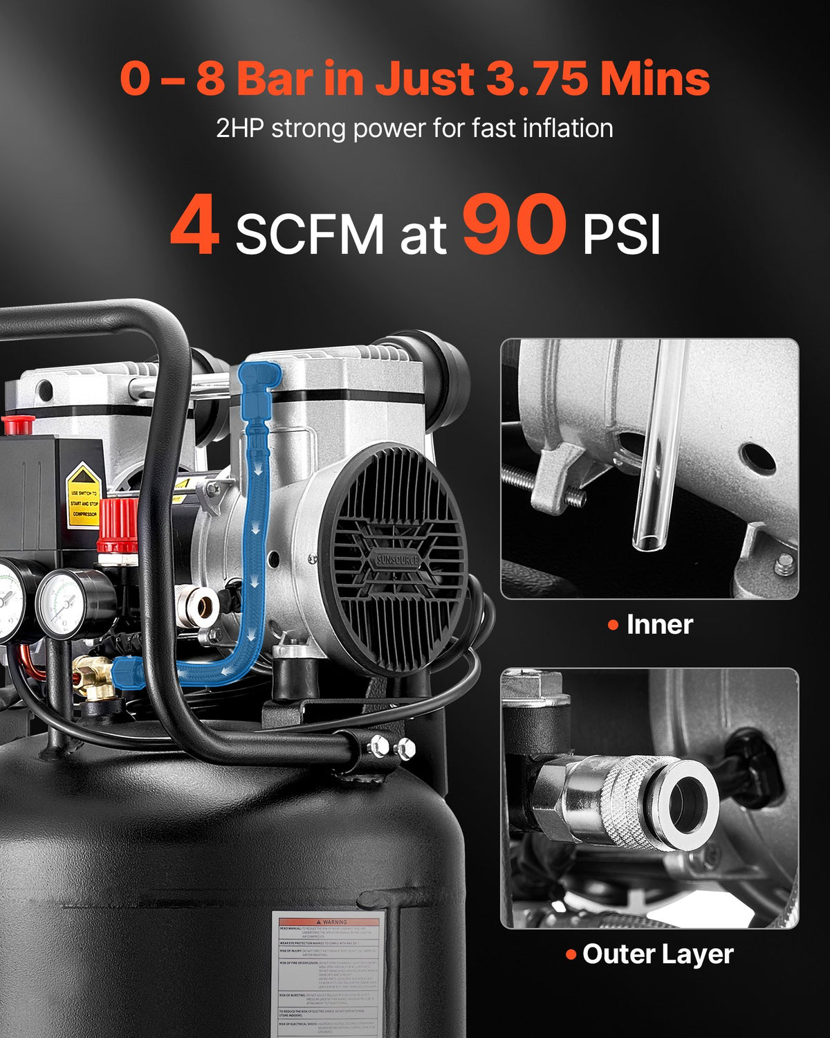 VEVOR 50L Air Compressor