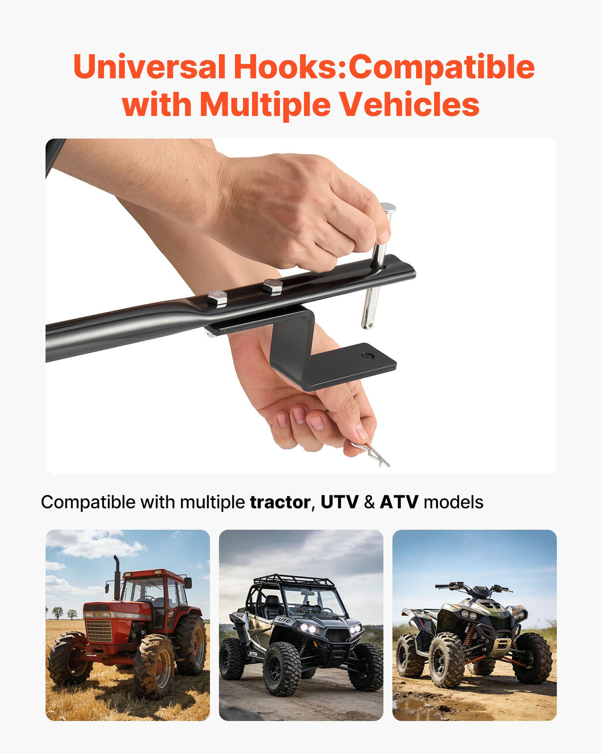 VEVOR Tow Behind Lawn Spreader
