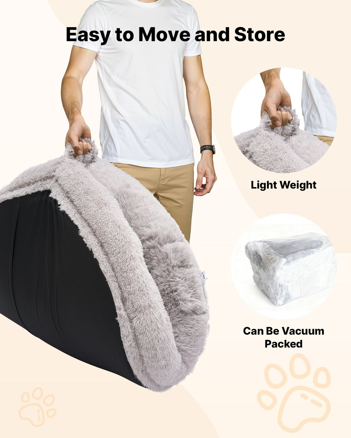 VEVOR Human Dog Bed