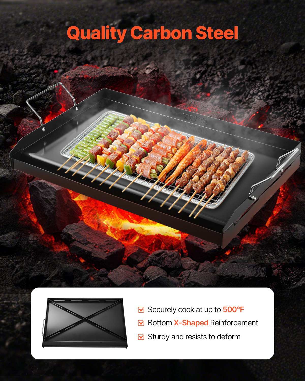 VEVOR Carbon Steel Griddle