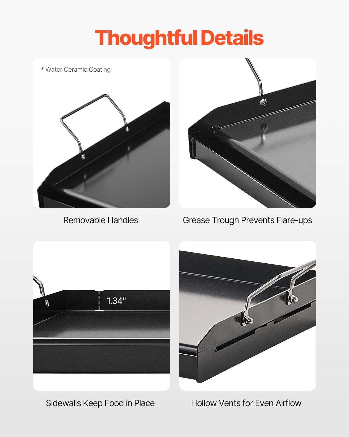 VEVOR Carbon Steel Griddle