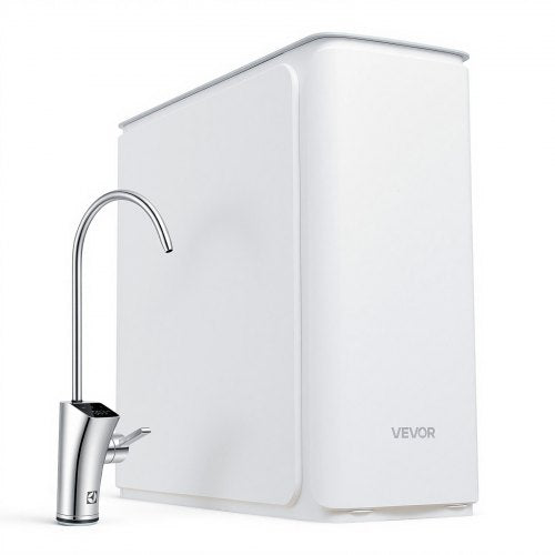 VEVOR Reverse Osmosis System 1000 GPD 8-Stage Tankless Water Filter Device, Under Sink Water Filtration, 2:1 Pure-to-Drain Ratio, Smart Faucet, Reduces TDS, Chlorine, Bad Taste and Odor,  CE Certified