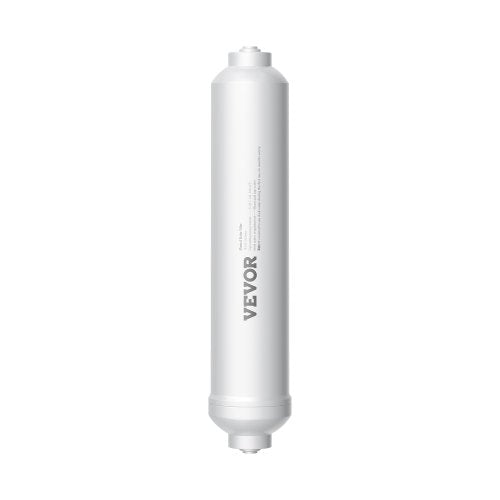 VEVOR Remineralization Filter, 1100 Gallons Remineralization Water Filter Replacement, 1/4" Quick Connect Mineral Filter, Restore Essential Minerals for Water Purifier, Under Sink Water Filter System
