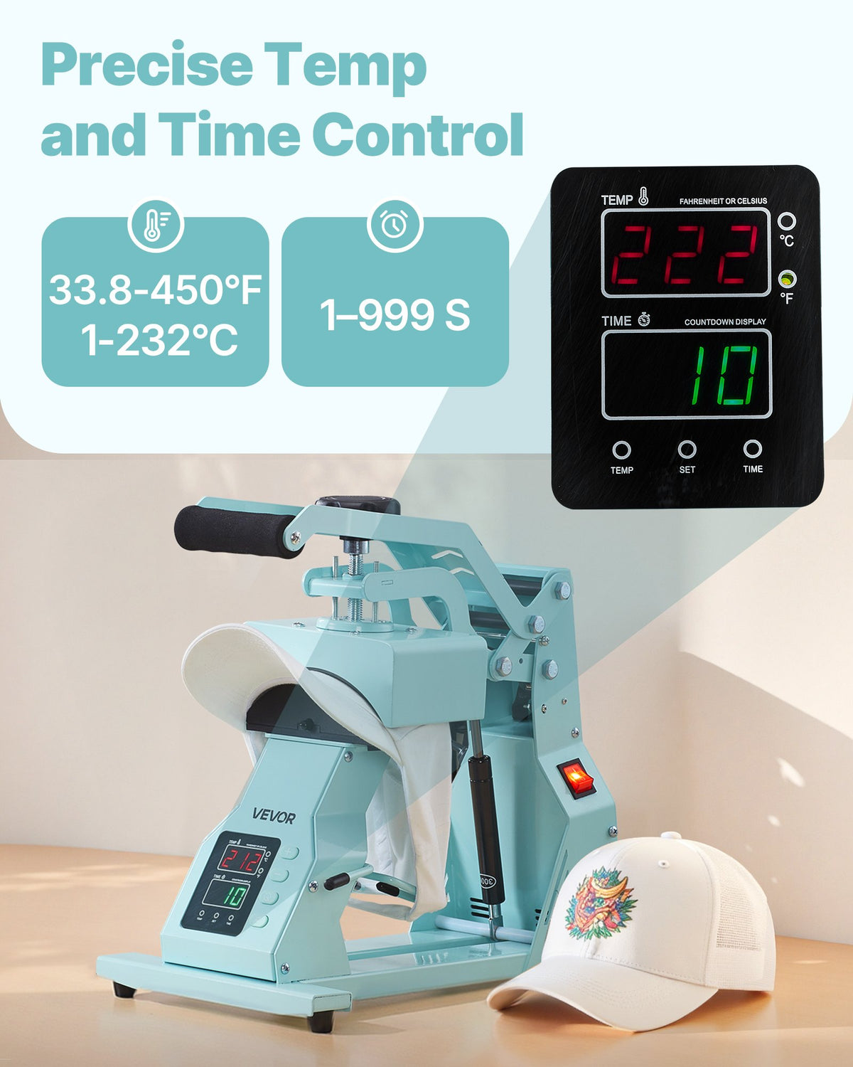 VEVOR Hat Heat Press Machine