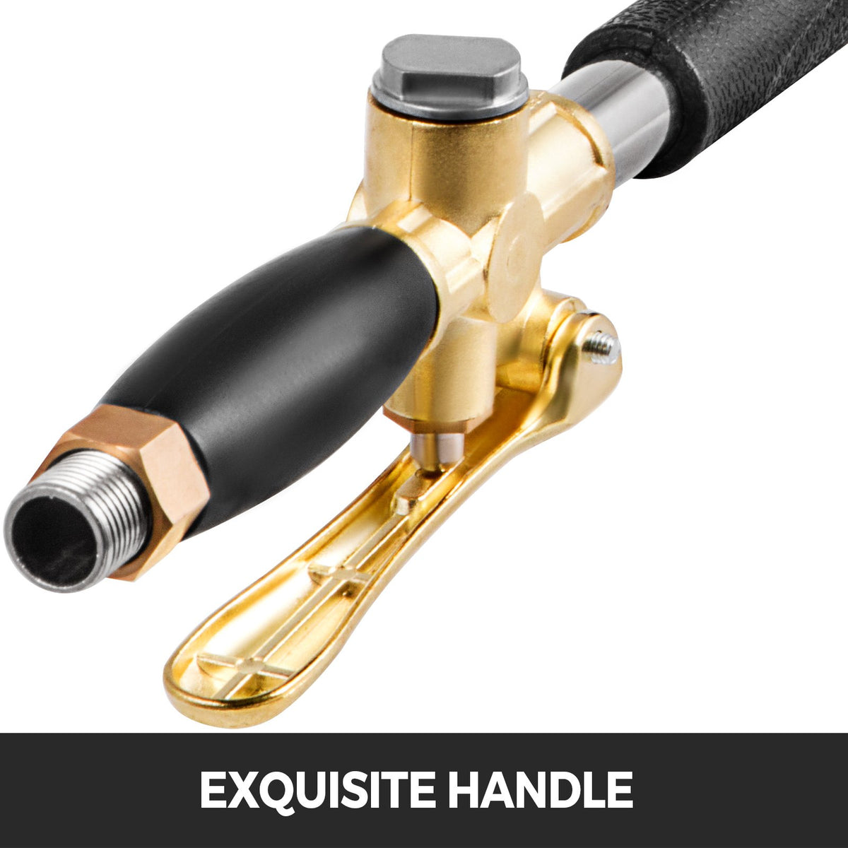 VEVOR 4 Jet Cement Mortar Spray Gun, Stucco Sprayer 4 Jet Hopper Plaster Concrete Cement Sprayer Gun Spraying, Stucco Spray Gun Exquisite Handles, Concrete Ceiling Spray Gun