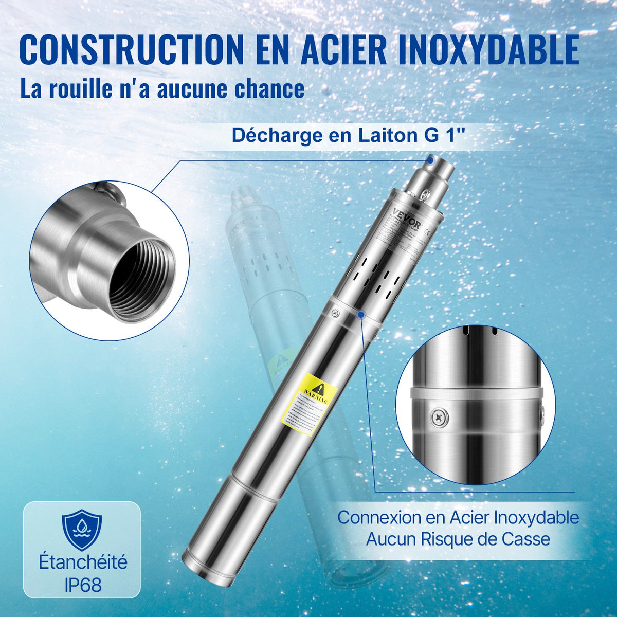 VEVOR Deep Well Submersible Pump