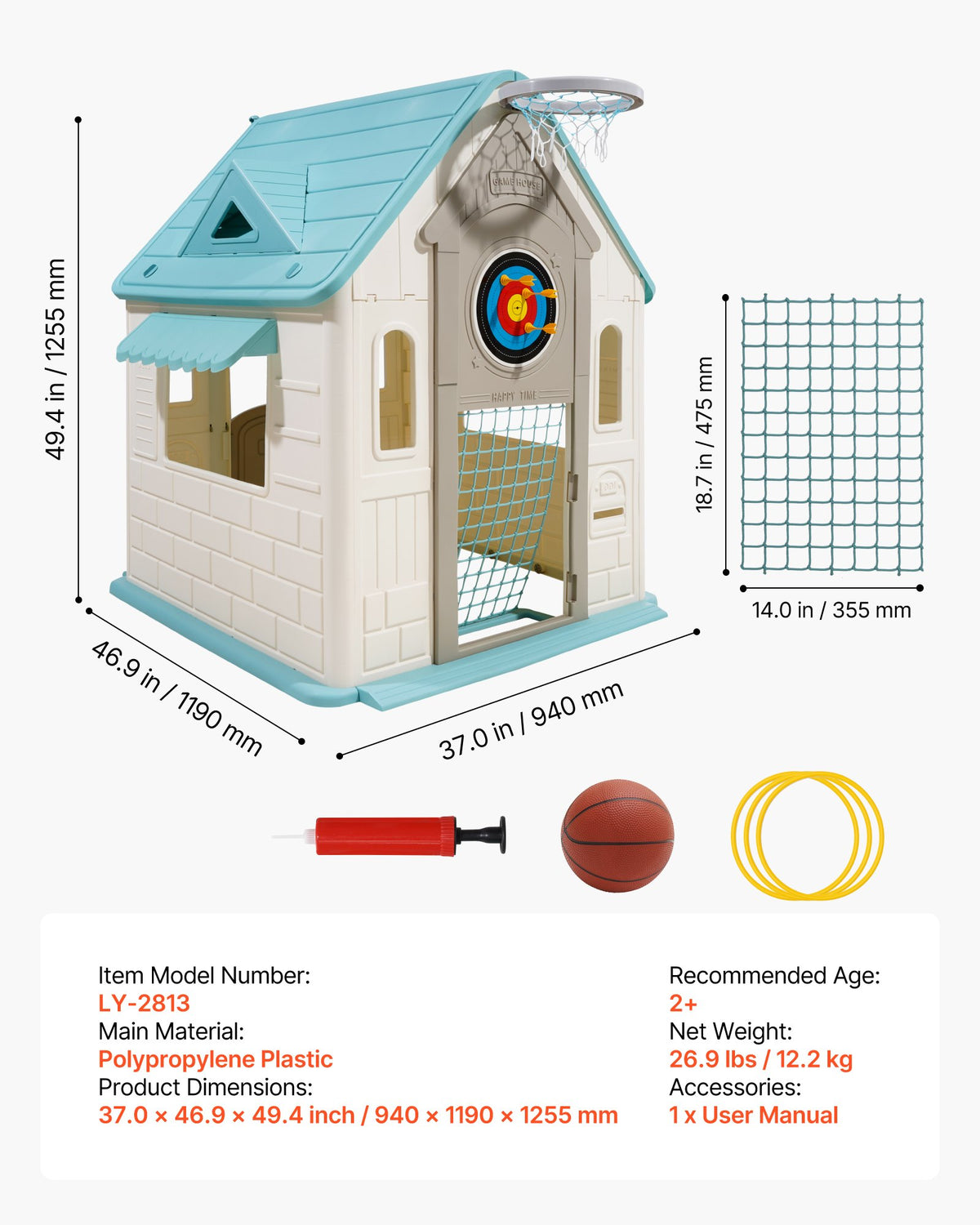 VEVOR Outdoor Playhouse