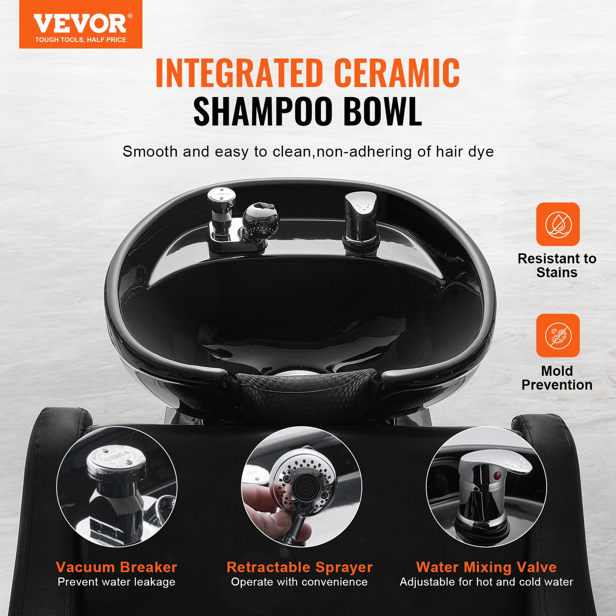 VEVOR Shampoo Backwash Chair