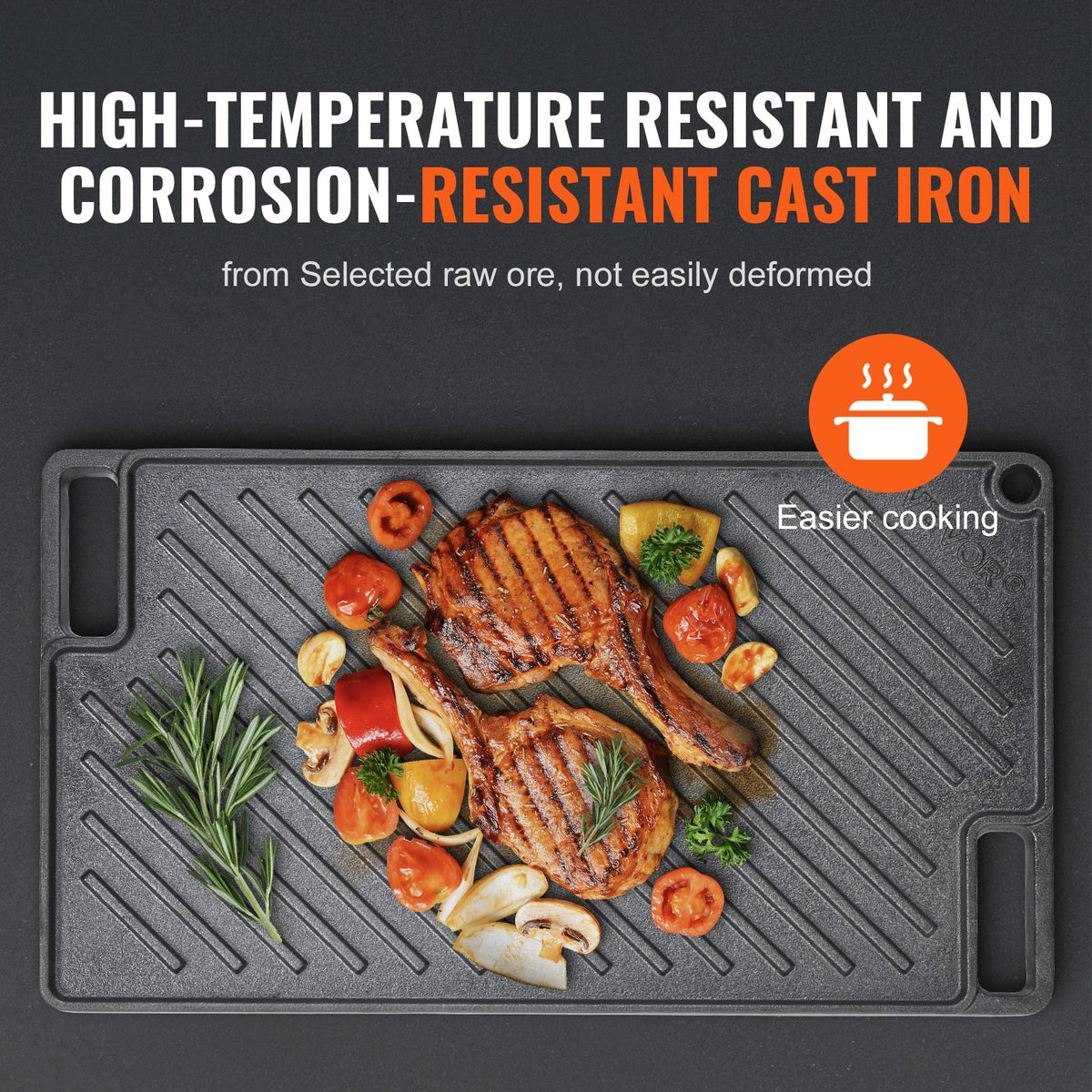 VEVOR Reversible Grill/Griddle