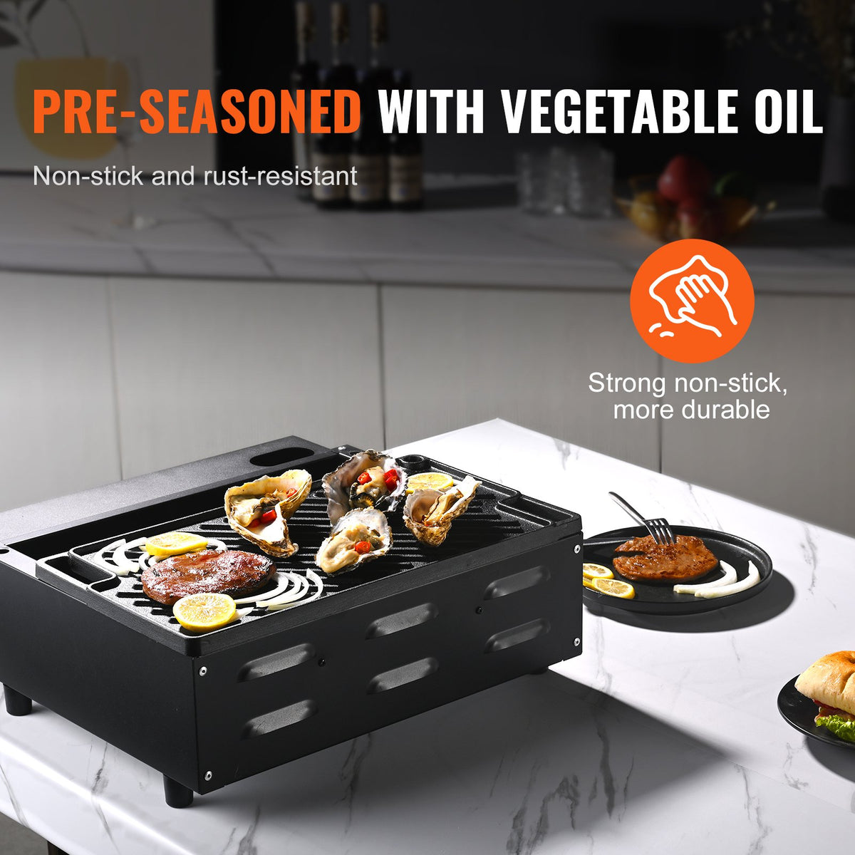 VEVOR Reversible Grill/Griddle