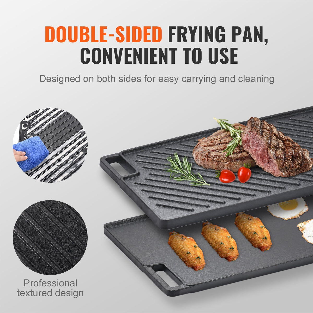 VEVOR Reversible Grill/Griddle
