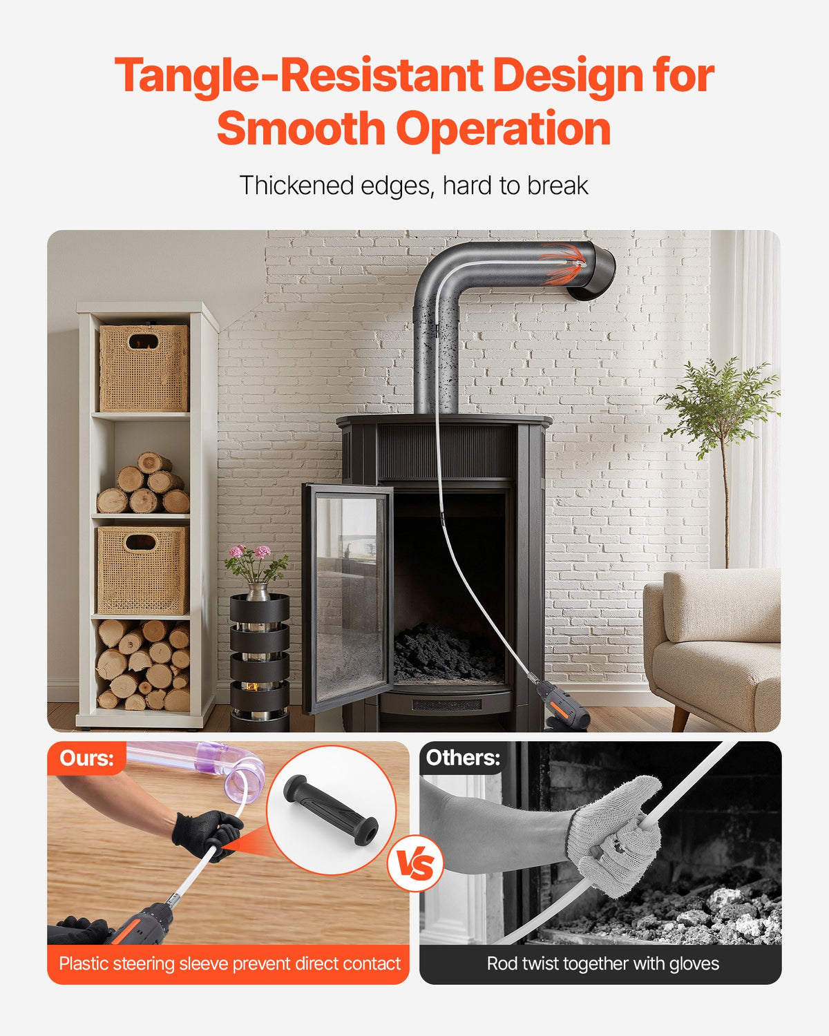 VEVOR Chimney Sweep Kit