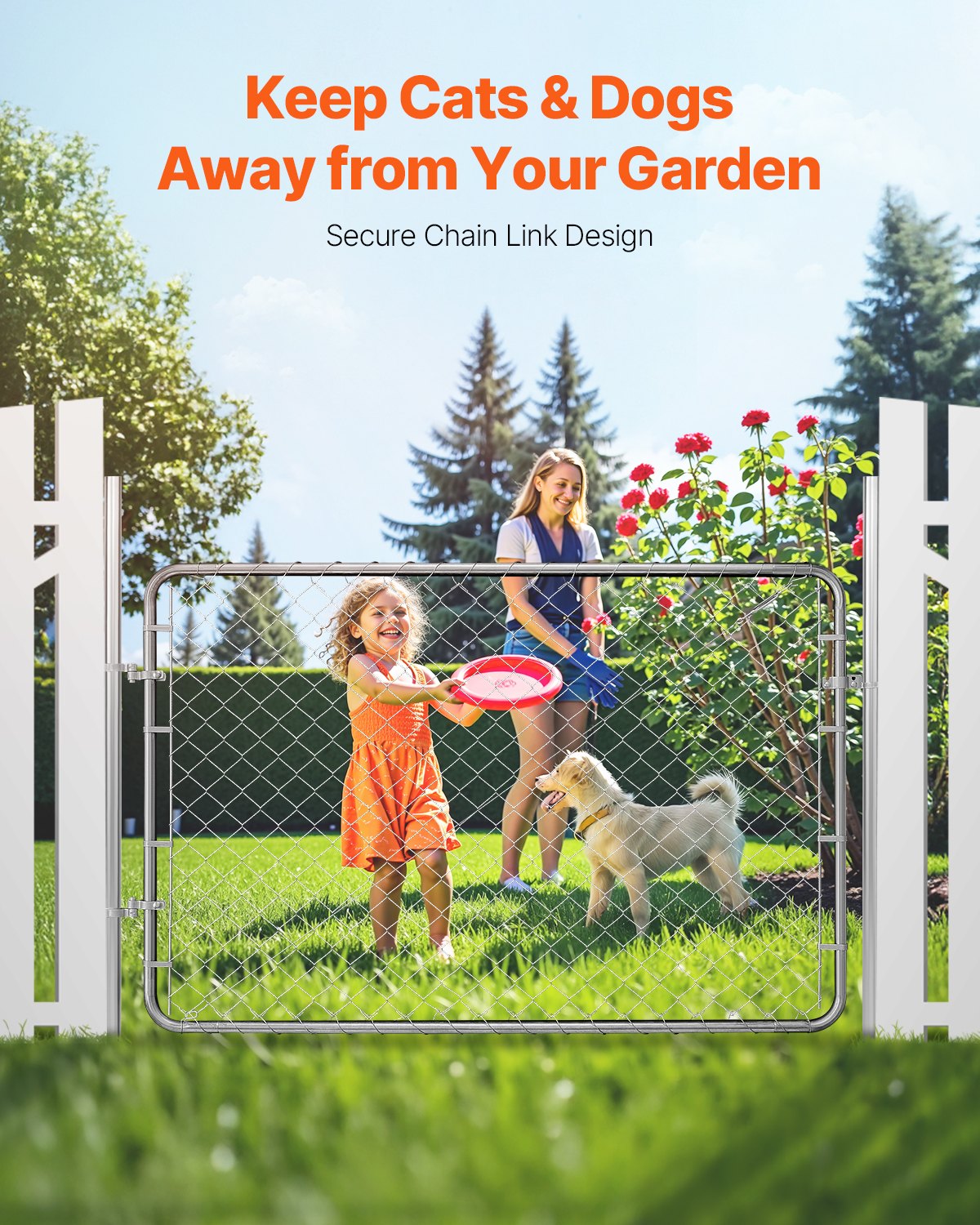 VEVOR Chain Link Fence Gate