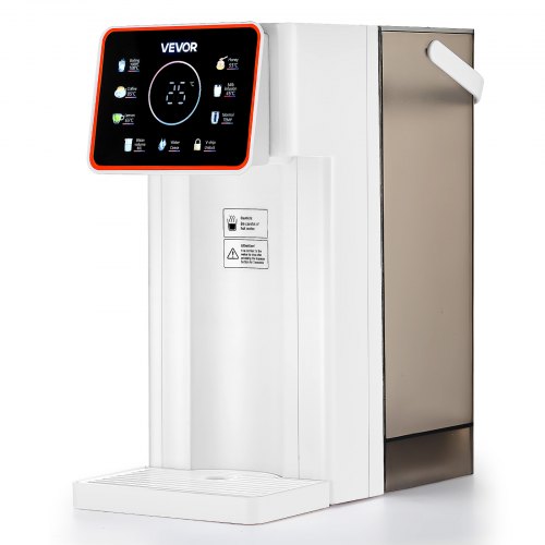 VEVOR Instant Hot Water Dispenser, Countertop Boiling Water Dispenser with Adjustable 6 Temps & 8 Water Volumes, 101oz(3L) Removable Water Tank, Quick Heating with Touchscreen & Child Lock for Home