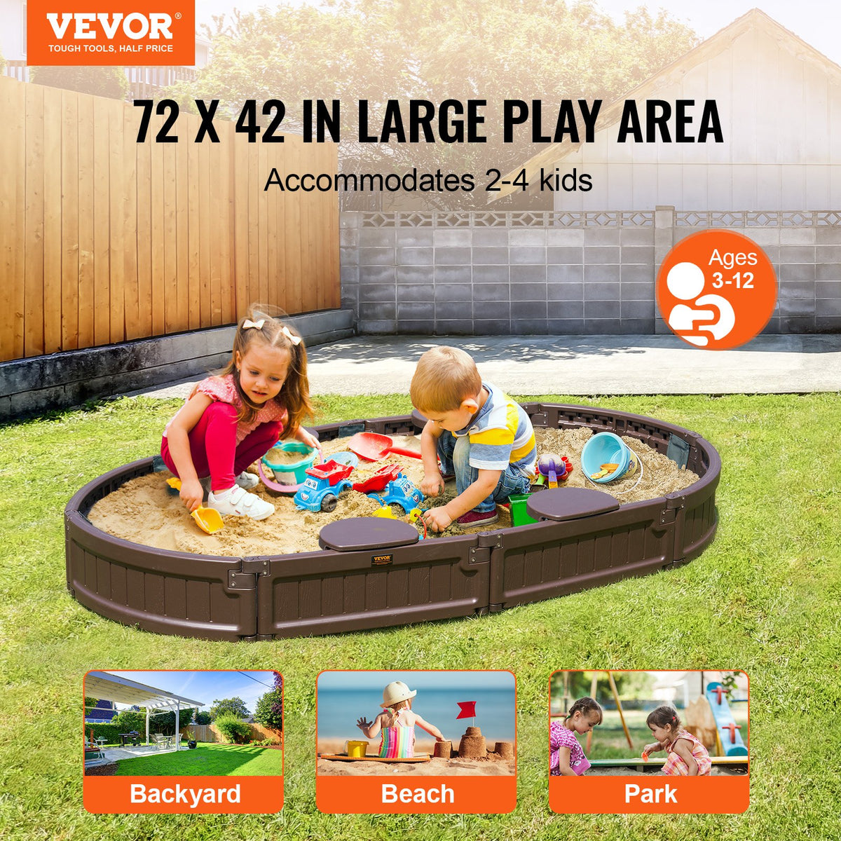 VEVOR Sandbox with Cover