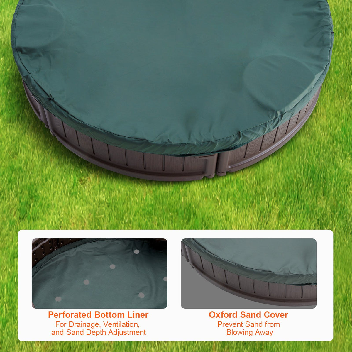 VEVOR Sandbox with Cover