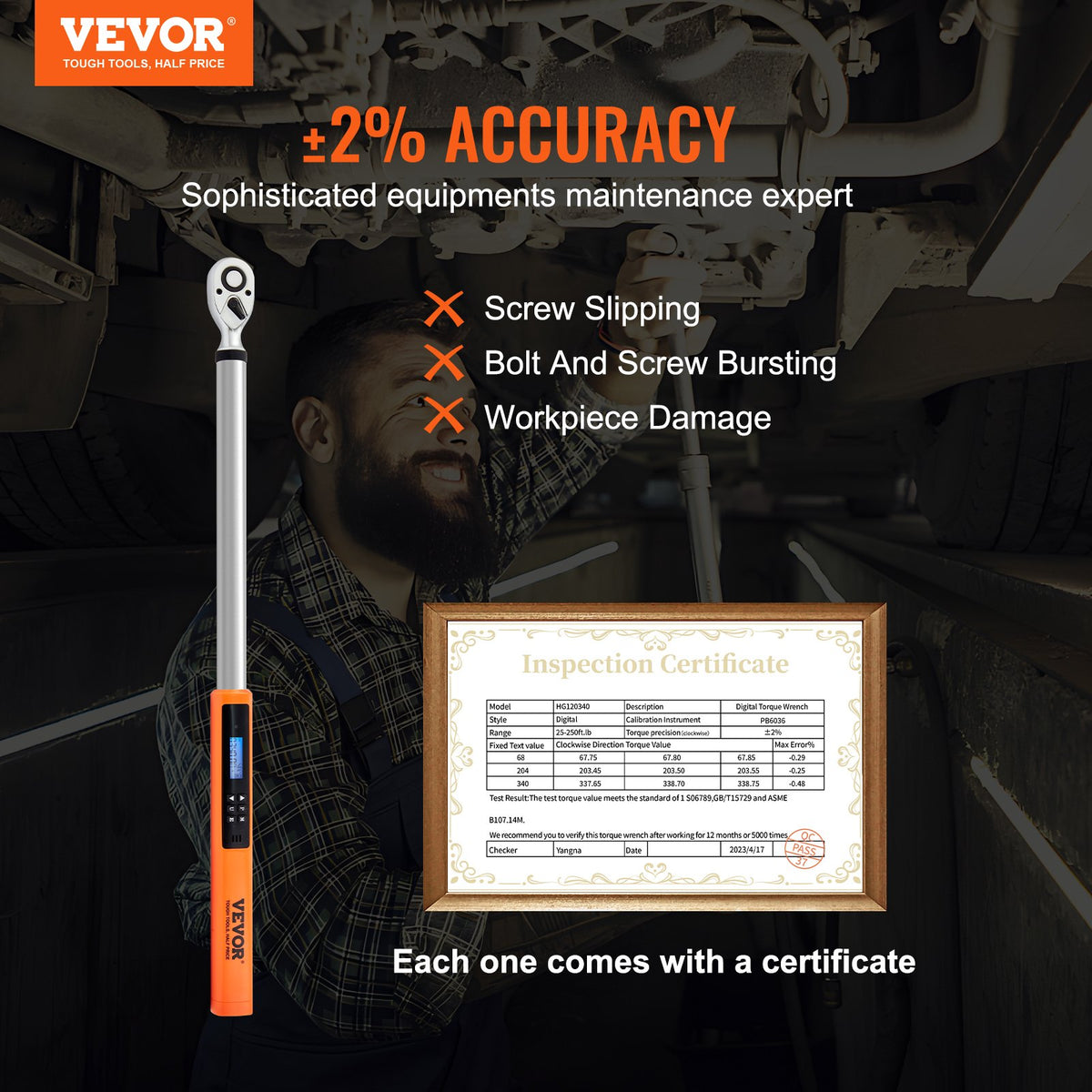 VEVOR Digital Torque Wrench
