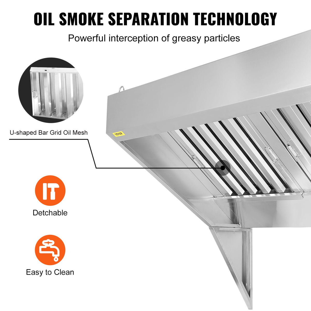 VEVOR Commercial Exhaust Hood