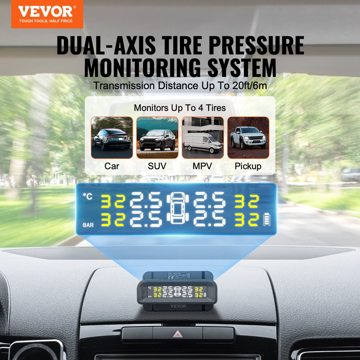 VEVOR RV Tire Pressure Monitoring System