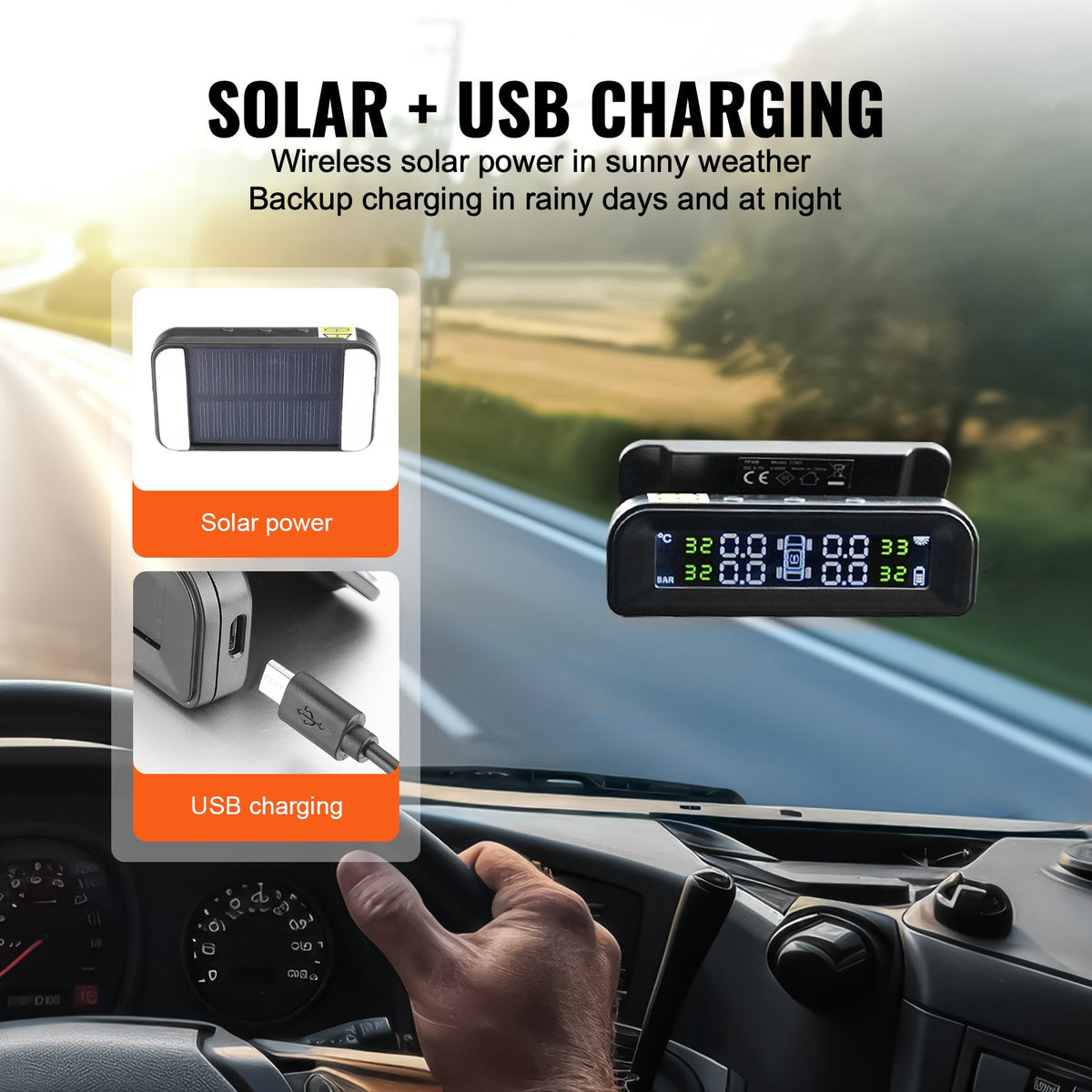 VEVOR RV Tire Pressure Monitoring System