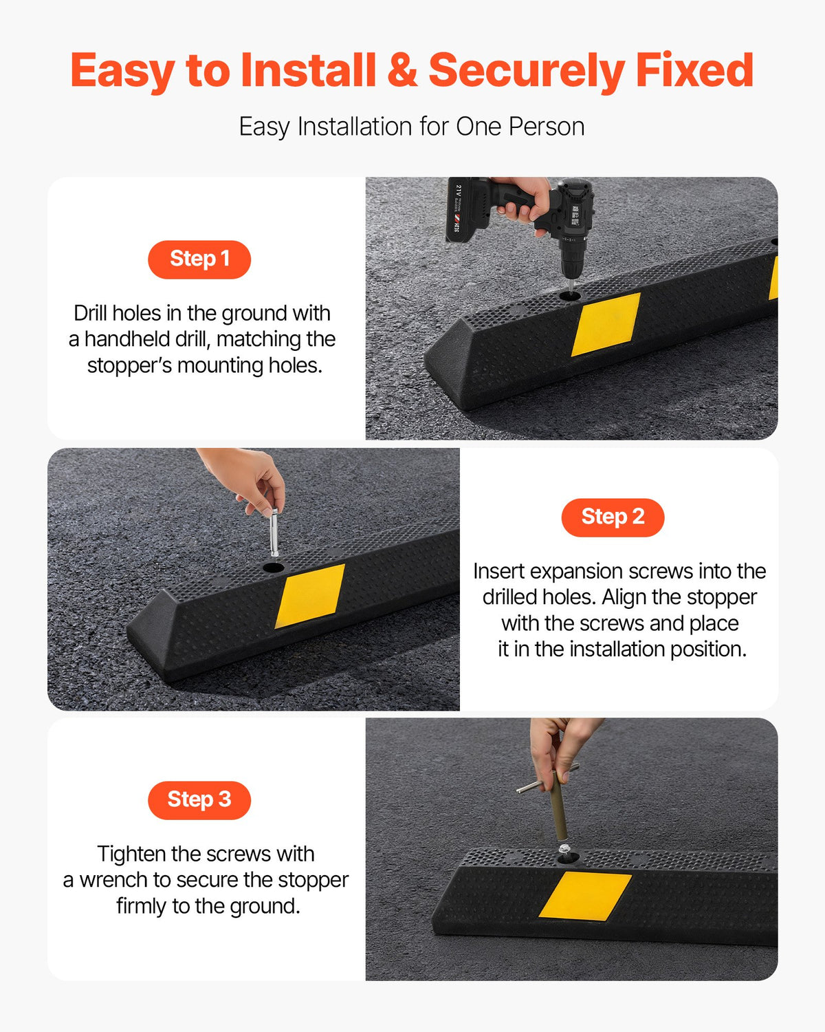 VEVOR Parking Stopper