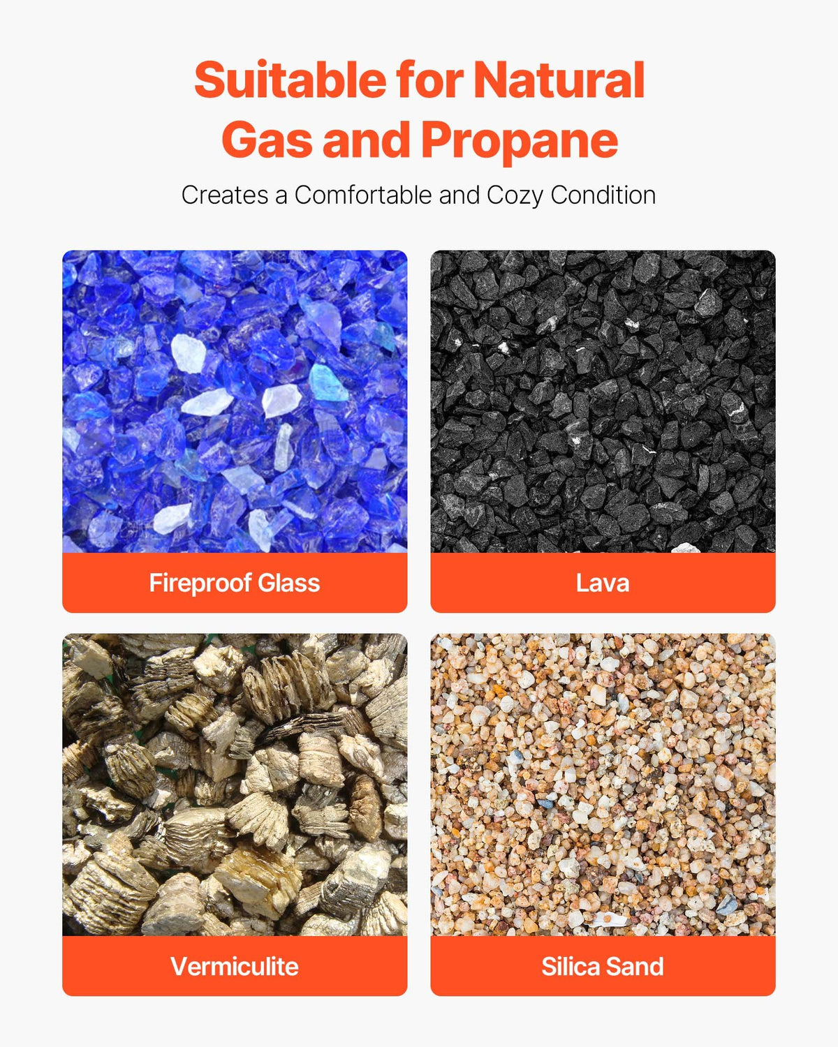VEVOR Ceramic Fire Balls