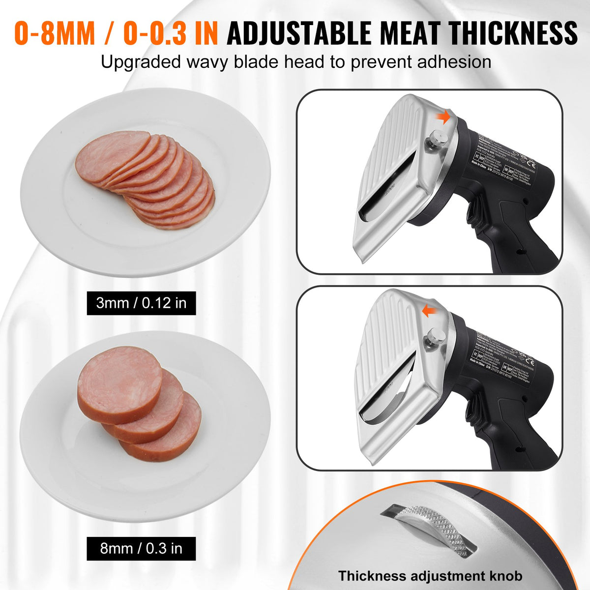 VEVOR Electric Shawarma Knife