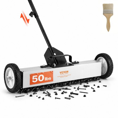 VEVOR 22.7 kg Rolling Magnetic Sweeper with Wheels